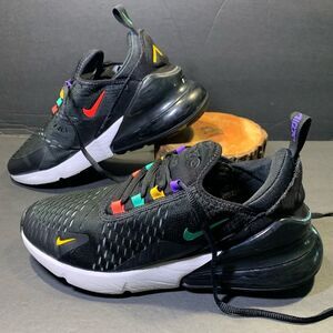 Nike Air Max 270 Women's Black & Mult-Color Sneakers Size 8.5 Women's or Men's 7